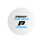 Piłeczki do tenisa stołowego POINT ZERO ABS Treningowe białe 10 szt.